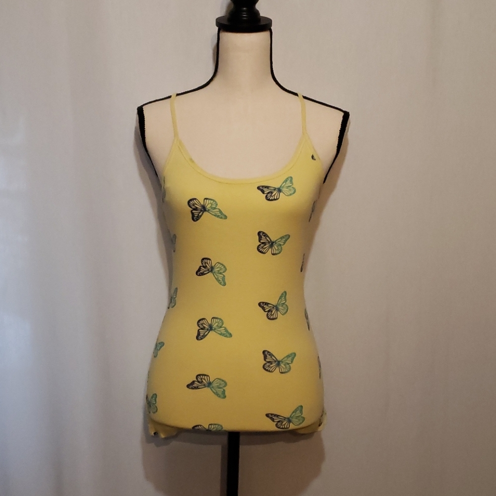 Yellow Butterfly Tank (Juniors)